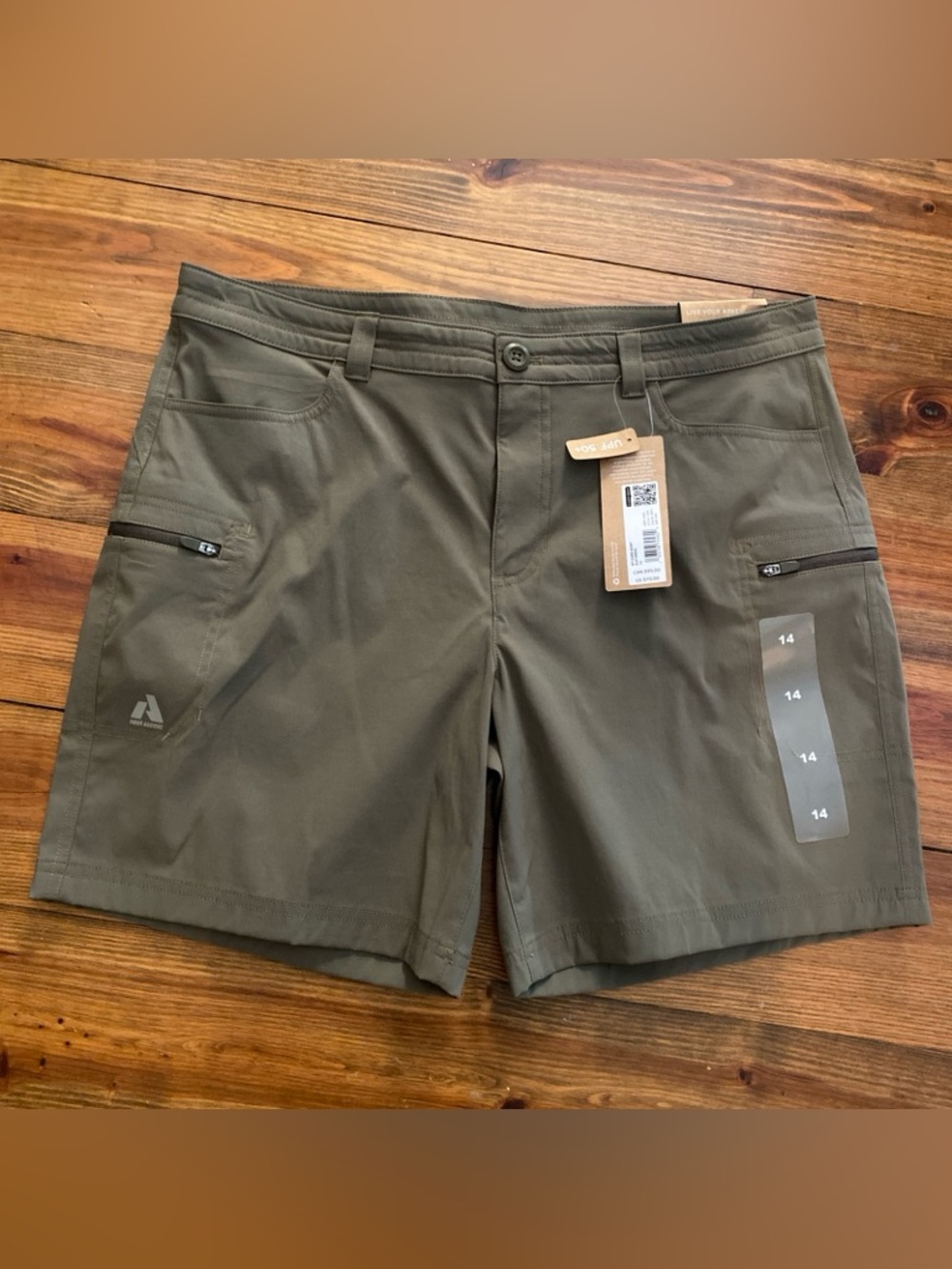 Eddie Bauer Women’s Slate Green Guide Shorts Activewear Shorts NWT